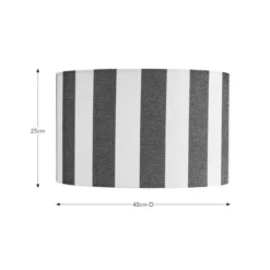 Beatrice Stripe Drum Lamp Shade 29 Beatrice Stripe Drum Lamp Shade -EGLO Shop 30923653 alt08
