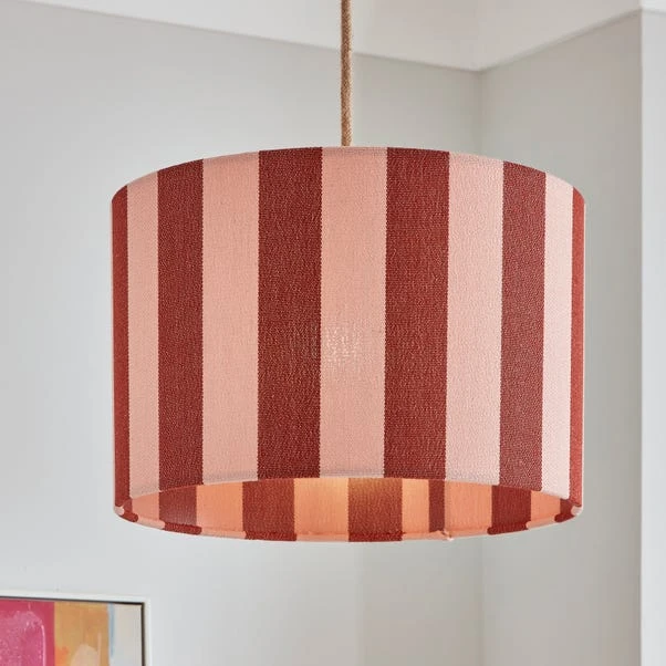 Beatrice Stripe Drum Lamp Shade 1 Beatrice Stripe Drum Lamp Shade