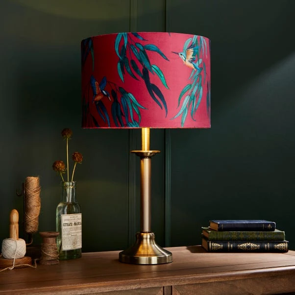Kingfisher Drum Lamp Shade 15 Kingfisher Drum Lamp Shade - Image 15