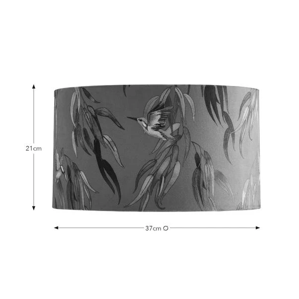 Kingfisher Drum Lamp Shade 12 Kingfisher Drum Lamp Shade - Image 12