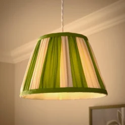 Pride & Joy Green Stripe Lamp Shade -EGLO Shop 30923670 alt01