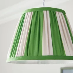 Pride & Joy Green Stripe Lamp Shade -EGLO Shop 30923670 alt02