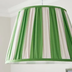 Pride & Joy Green Stripe Lamp Shade -EGLO Shop 30923672 alt02
