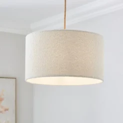 Churchgate Woodhouse Drum Lamp Shade -EGLO Shop 30923703