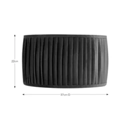 Sawyer Pleated Velvet Drum Lamp Shade -EGLO Shop 30923797 alt08