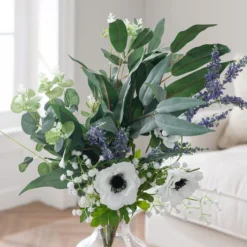 Artificial Anemone & Berries Letterbox Bouquet -EGLO Shop 30924334 alt06