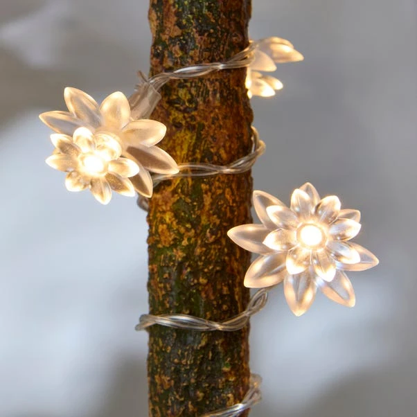 Flower 10 LED Indoor Outdoor String Lights 2 Flower 10 LED Indoor Outdoor String Lights - Image 2