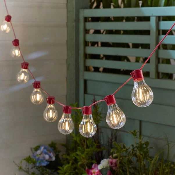 Festoon 10 LED Solar String Lights 2 Festoon 10 LED Solar String Lights - Image 2