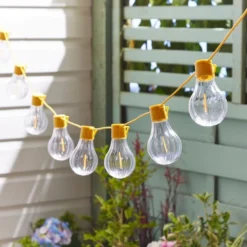 Festoon 10 LED Solar String Lights 12 Festoon 10 LED Solar String Lights -EGLO Shop 30925208
