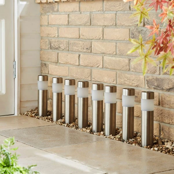 Solar Outdoor Stainless Steel Stake Light 2 Solar Outdoor Stainless Steel Stake Light - Image 2