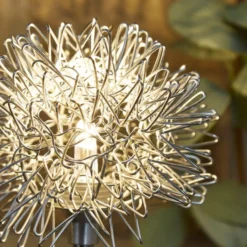 Set Of 2 Solar Metal Flower Stake Lights -EGLO Shop 30925227 alt02