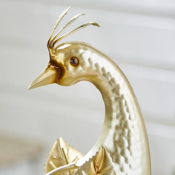 Peacock Iron Wind Spinner Stake 2 Peacock Iron Wind Spinner Stake - Image 2