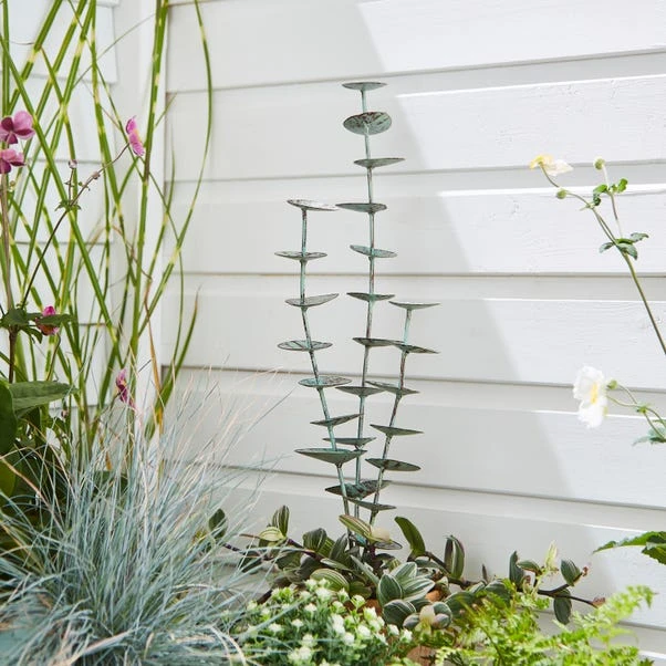 Iron Eucalyptus Garden Stake 1 Iron Eucalyptus Garden Stake