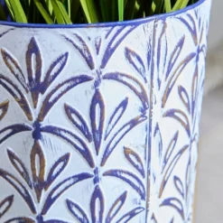 Metal Plant Pot On Gold Stand 7 Metal Plant Pot On Gold Stand -EGLO Shop 30925723 alt01