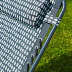 Polkadot Monochrome Print Padded Lounger -EGLO Shop 30925859 alt02