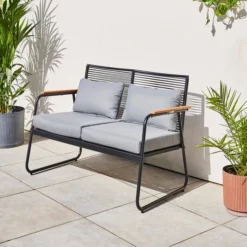 Miami Rope 4 Seater Conversation Set 9 Miami Rope 4 Seater Conversation Set -EGLO Shop 30926395 alt03