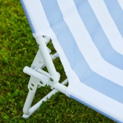 Blue And White Folding Lounger -EGLO Shop 30926656 alt04