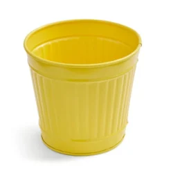 Small Bright Metal Bucket Plant Pot 5 Small Bright Metal Bucket Plant Pot -EGLO Shop 30926674