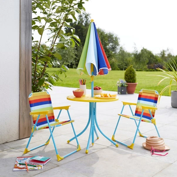 Children's Rainbow Patio Set 2 Children's Rainbow Patio Set - Image 2