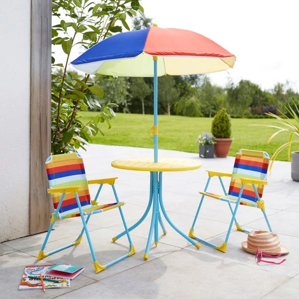 Children's Rainbow Patio Set 3 Children's Rainbow Patio Set - Image 3
