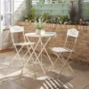 Churchgate 60cm Metal Bistro Set, Sandstone