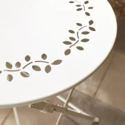 Churchgate 60cm Metal Bistro Set, Sandstone -EGLO Shop 30927249 alt04