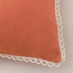 Scalloped Edge Cotton Square Cushion Cover 13 Scalloped Edge Cotton Square Cushion Cover -EGLO Shop 30927452 alt03