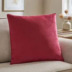 Recycled Velour Square Cushion Cover -EGLO Shop 30927604