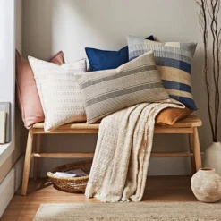 Edited Life Woven Stripe Cotton Cushion Cover -EGLO Shop 30927612 alt04