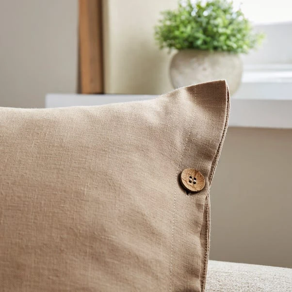 Cotton Linen Square Cushion Cover 10 Cotton Linen Square Cushion Cover - Image 10