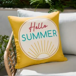 Pack Of 3 Sunbeam Outdoor Square Cushion Covers -EGLO Shop 30927791 alt02