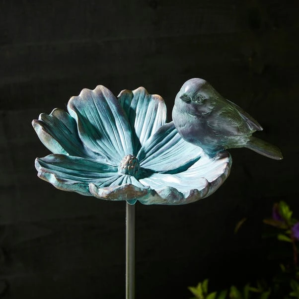 Bronze Resin Bird On Stake 2 Bronze Resin Bird On Stake - Image 2