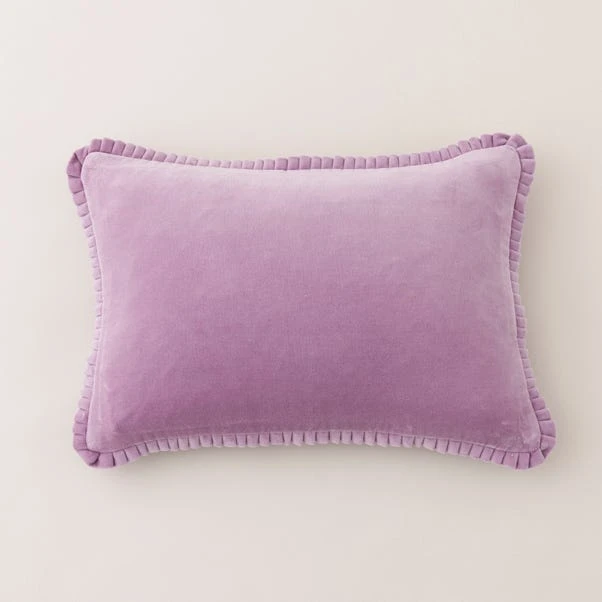 Clara Pleated Cotton Rectangle Cushion 7 Clara Pleated Cotton Rectangle Cushion - Image 7