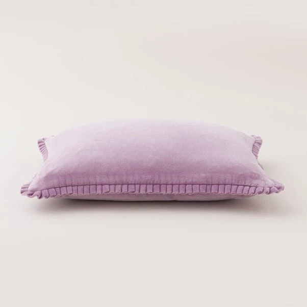 Clara Pleated Cotton Rectangle Cushion 8 Clara Pleated Cotton Rectangle Cushion - Image 8