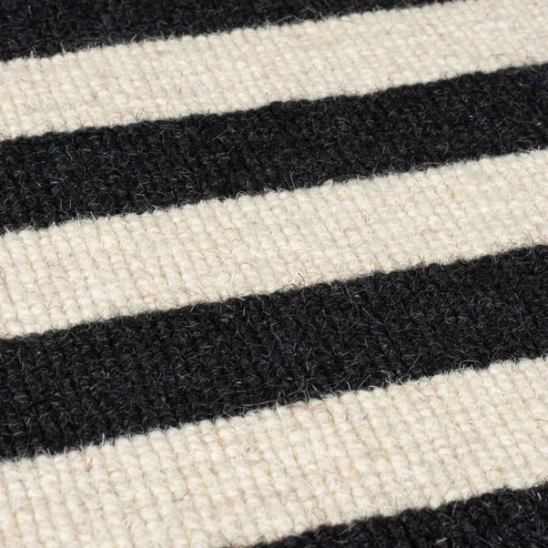 Beatrice Striped Textured Wool Runner 2 Beatrice Striped Textured Wool Runner - Image 2