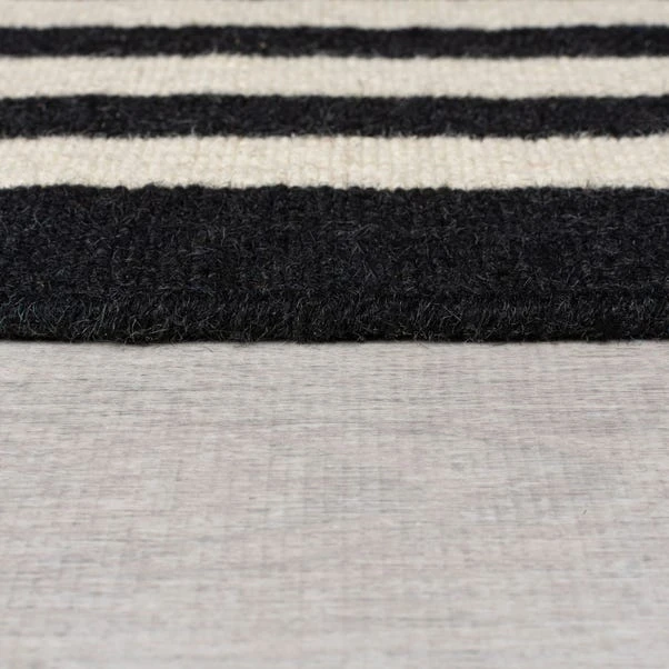 Beatrice Striped Textured Wool Runner 4 Beatrice Striped Textured Wool Runner - Image 4