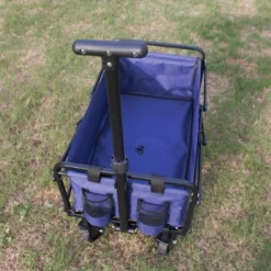 Folding Camping Trolley, Blue 7 Folding Camping Trolley, Blue -EGLO Shop 30930373 alt02