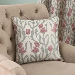 Tulip Jacquard Square Cushion -EGLO Shop 30930619