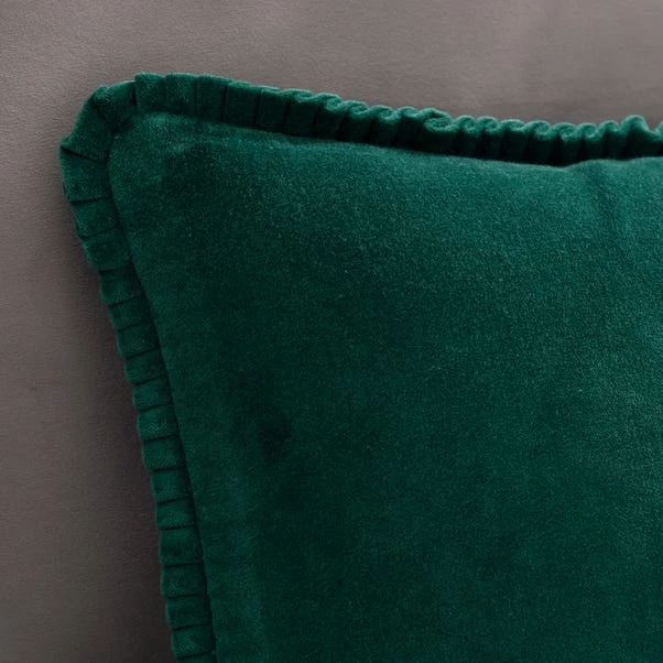 Clara Pleated Cotton Rectangle Cushion 5 Clara Pleated Cotton Rectangle Cushion - Image 5