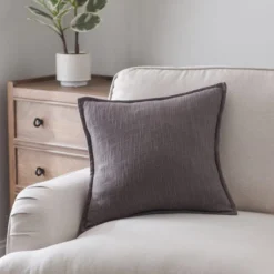 Westcott Cotton Velvet Slub Square Cushion -EGLO Shop 30931367