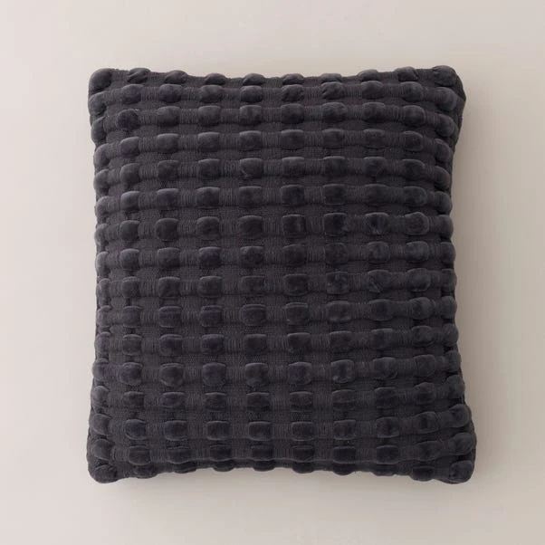 Velvet Looped Square Cushion 2 Velvet Looped Square Cushion - Image 2