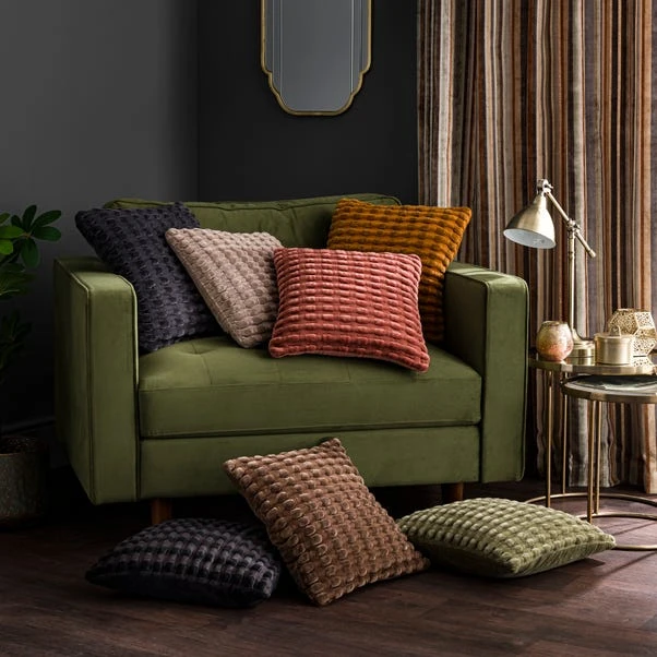 Velvet Looped Square Cushion 8 Velvet Looped Square Cushion - Image 8