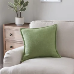 Westcott Cotton Velvet Slub Square Cushion -EGLO Shop 30931384