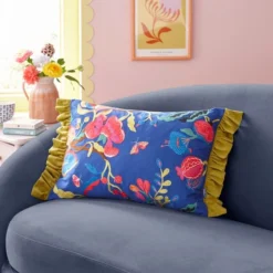 Sophie Robinson Forgotten Garden Crewel Cushion