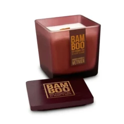 Heart And Home Bamboo Amber Wood & Vetiver Jar Candle -EGLO Shop 30933035 alt02