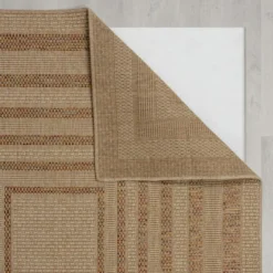 Stripe Border Indoor Outdoor Runner -EGLO Shop 30934690 alt02