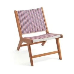 Sophie Robinson Coral & Cobalt Pavilion Deck Chair -EGLO Shop 30934742 alt04
