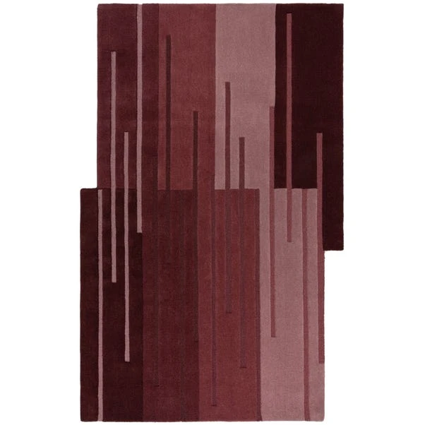Flair Split Ombre Shaped Wool Rug 11 Flair Split Ombre Shaped Wool Rug - Image 11