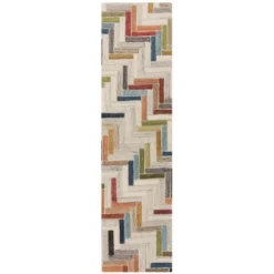 Flair Russo Wool Geometric Modern Runner -EGLO Shop 30938733 alt04