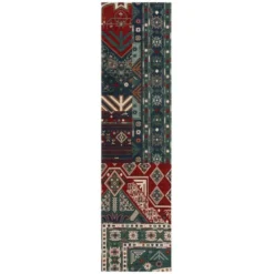 Traditional Patchwork Chenille Stair Runner -EGLO Shop 30938908 alt05